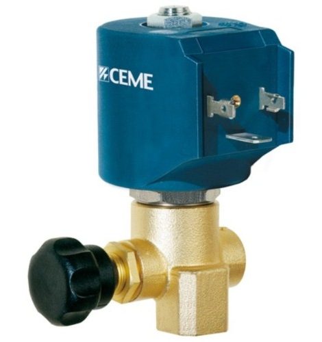 Ceme Solenoid Steam Valve 9934EN28SC57, 1/4", EPDM, 230V 50Hz - for steam boilers, ironing and pressing tables, steam dryers and washers