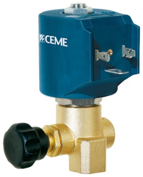 Ceme Solenoid Steam Valve 9934EN28SC57, 1/4", EPDM, 230V 50Hz