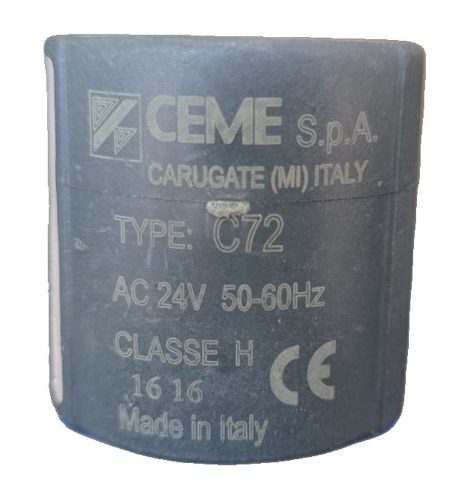 Ceme Coil C72/R For 90/99 Series, 24V 50/60Hz - for steam boilers, ironing and pressing tables, steam dryers and washers