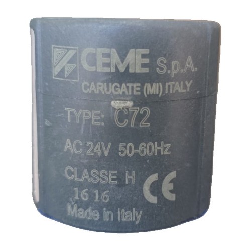 Ceme Coil C72/R For 90/99 Series, 24V 50/60Hz - for steam boilers, ironing and pressing tables, steam dryers and washers