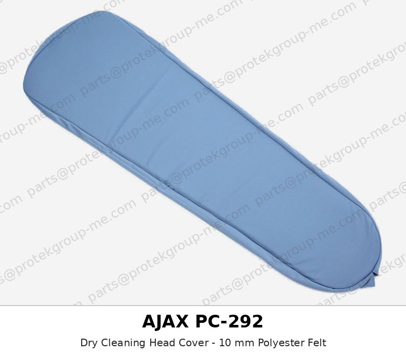 AJAX PC-292 Dry Cleaning Head Cover - 10 mm Polyester Felt - press pad / cover