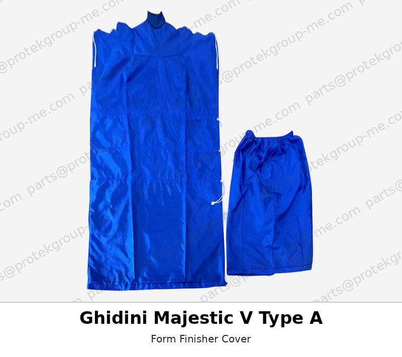 Ghidini Majestic V Type A Form Finisher Cover - press pad / cover