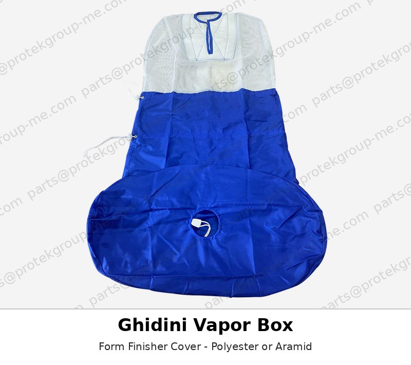 Ghidini Vapor Box Form Finisher Cover - Polyester or Aramid - press pad / cover