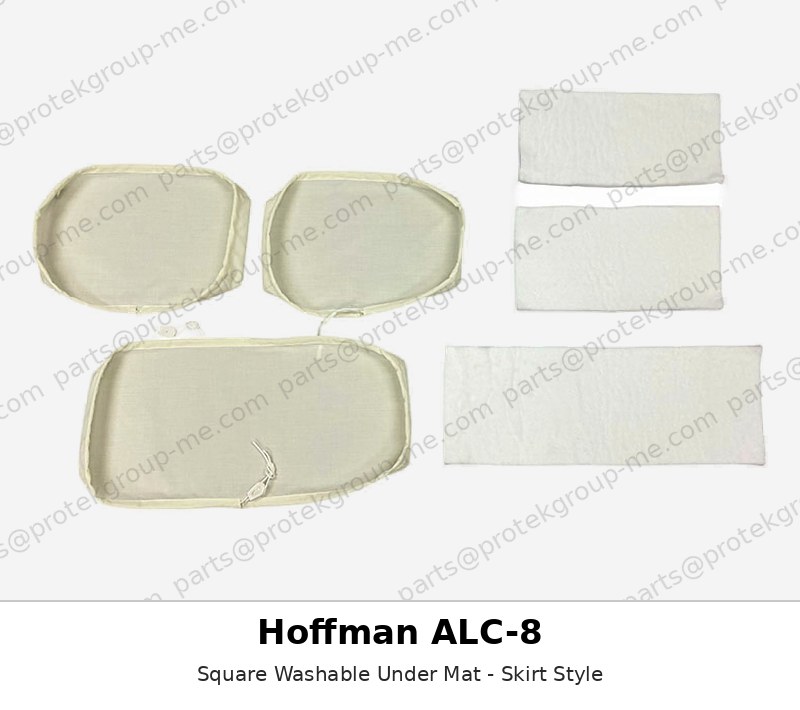 Hoffman ALC-8 Square Washable Under Mat - Skirt Style - press pad / cover