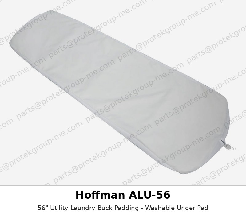 Hoffman ALU-56 56" Utility Laundry Buck Padding - Washable Under Pad - press pad / cover