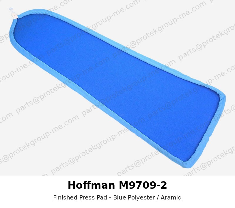 Hoffman M9709-2 Finished Press Pad - Blue Polyester / Aramid - press pad / cover
