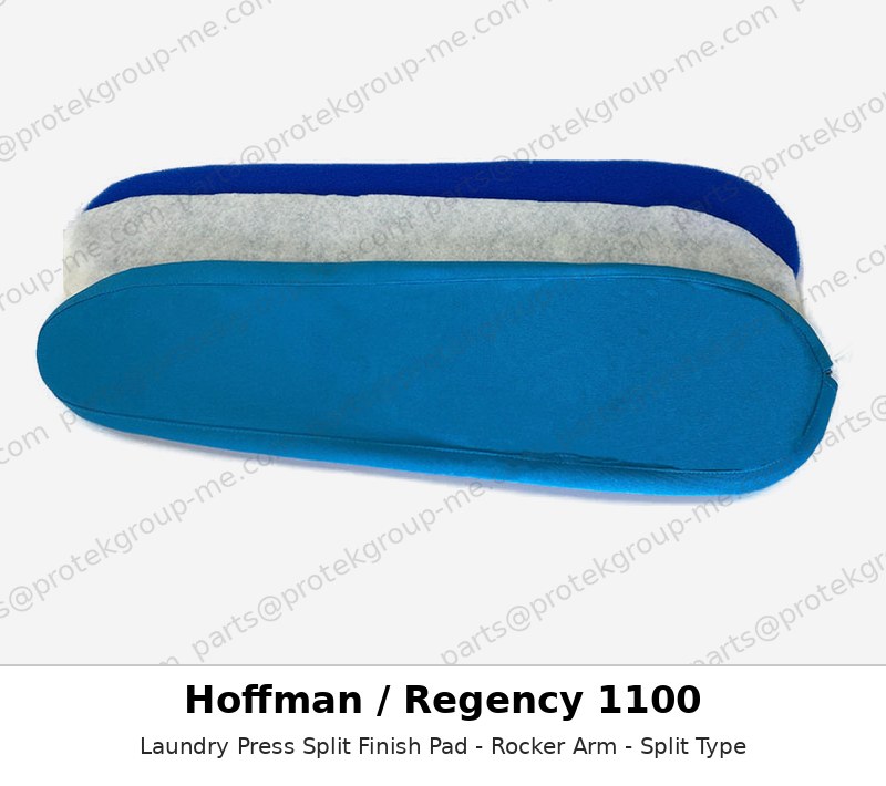 Hoffman / Regency 1100 Laundry Press Split Finish Pad - Rocker Arm - Split Type - press pad / cover