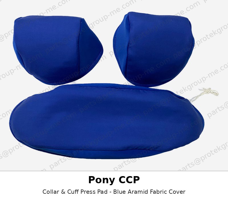 Pony CCP Collar & Cuff Press Pad - Blue Aramid Fabric Cover - press pad / cover