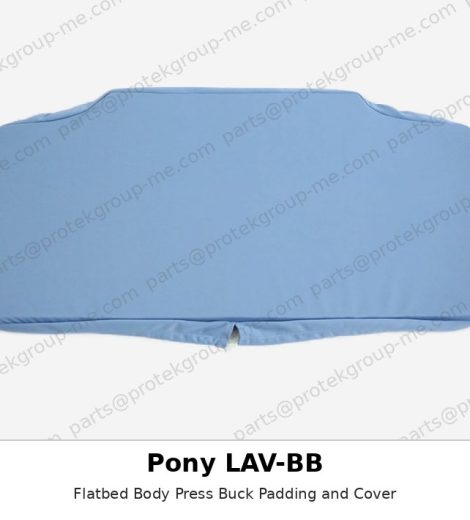 Pony LAV-BB Flatbed Body Press Buck Padding and Cover - press pad / cover