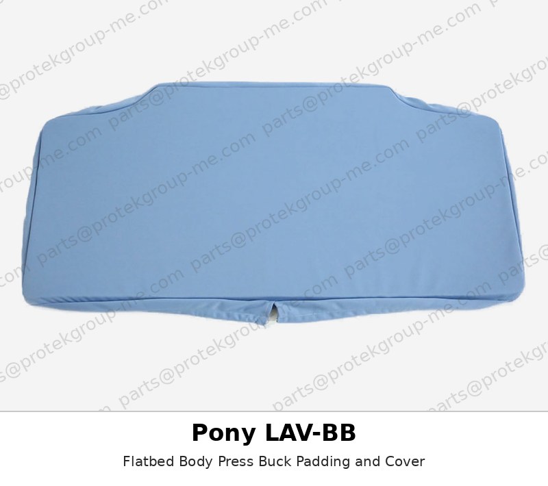 Pony LAV-BB Flatbed Body Press Buck Padding and Cover - press pad / cover