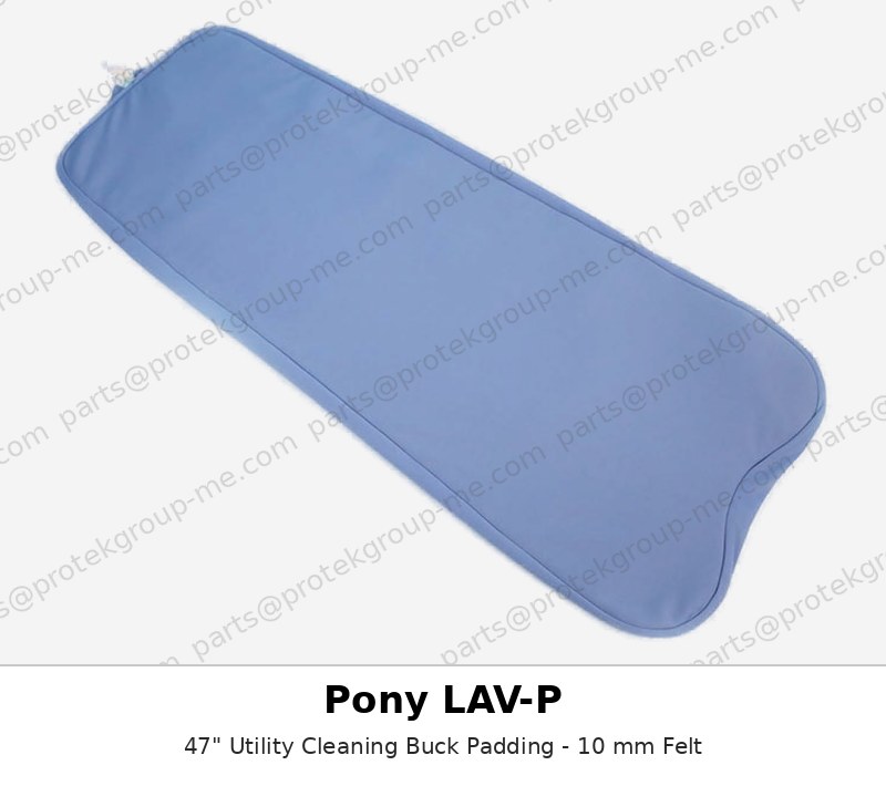 Pony LAV-P 47" Utility Cleaning Buck Padding - 10 mm Felt - press pad / cover