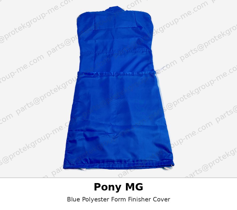 Pony MG Blue Polyester Form Finisher Cover - press pad / cover