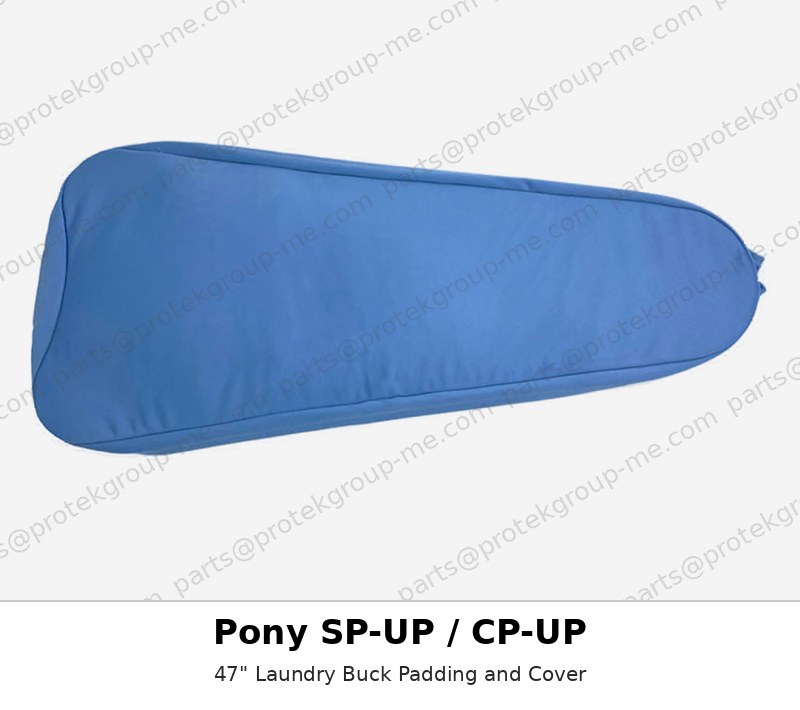 Pony SP-UP / CP-UP 47" Laundry Buck Padding and Cover - press pad / cover