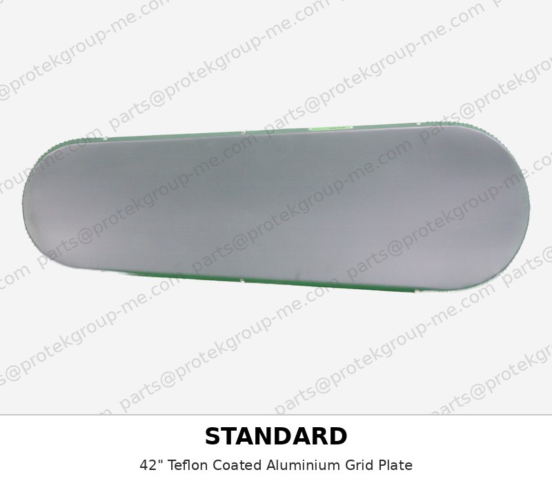 Standard 42" Teflon Coated Aluminium Grid Plate - press pad / cover