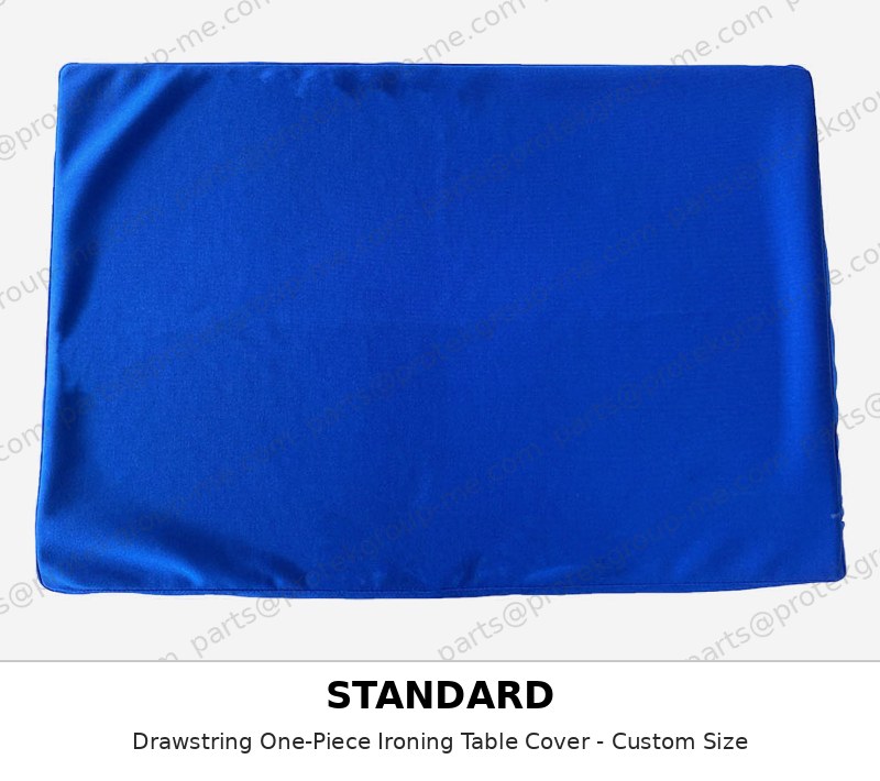 Standard Drawstring One-Piece Ironing Table Cover - Custom Size - press pad / cover